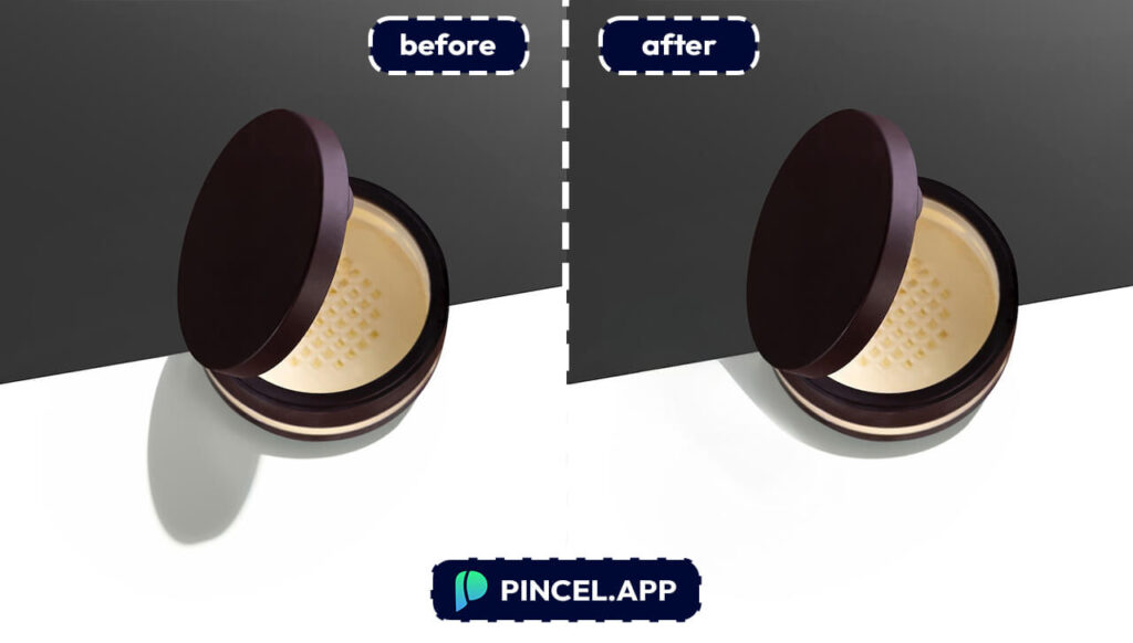 Remove shadow from product photo