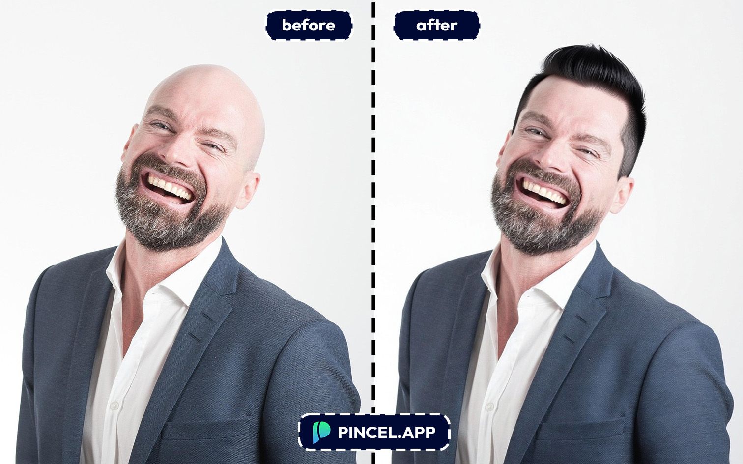 02_before-after-trying-a-new-hairstyle-with-pincel-AI-bald-man-corporate
