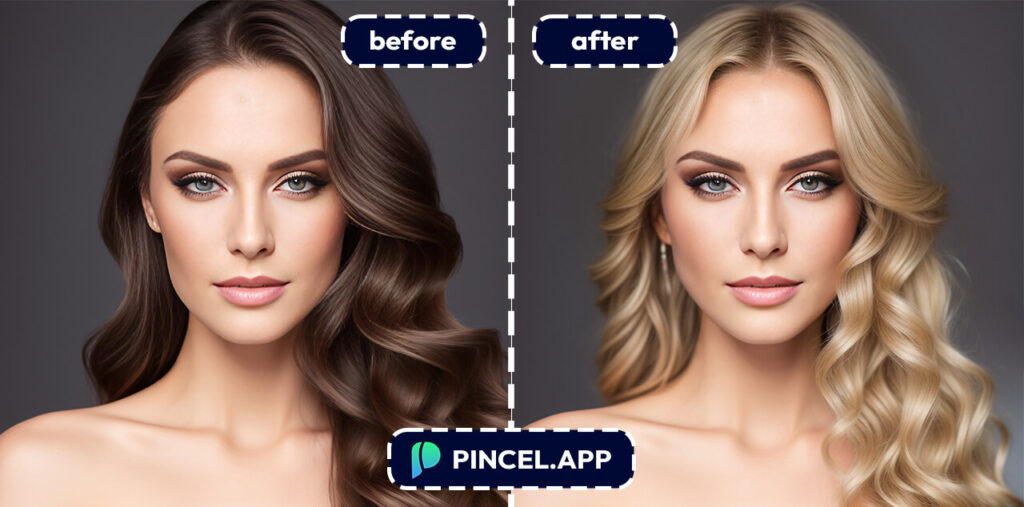 07 replace hair on photo photoshop online pincel