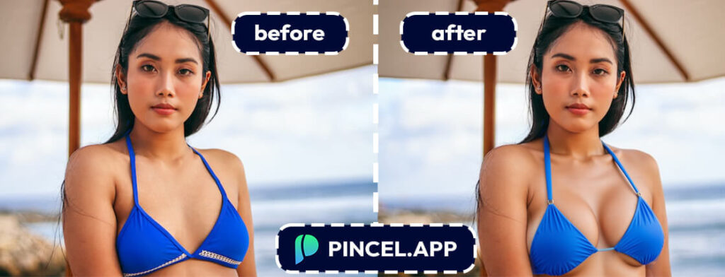 How to Make Breasts Larger on Photo