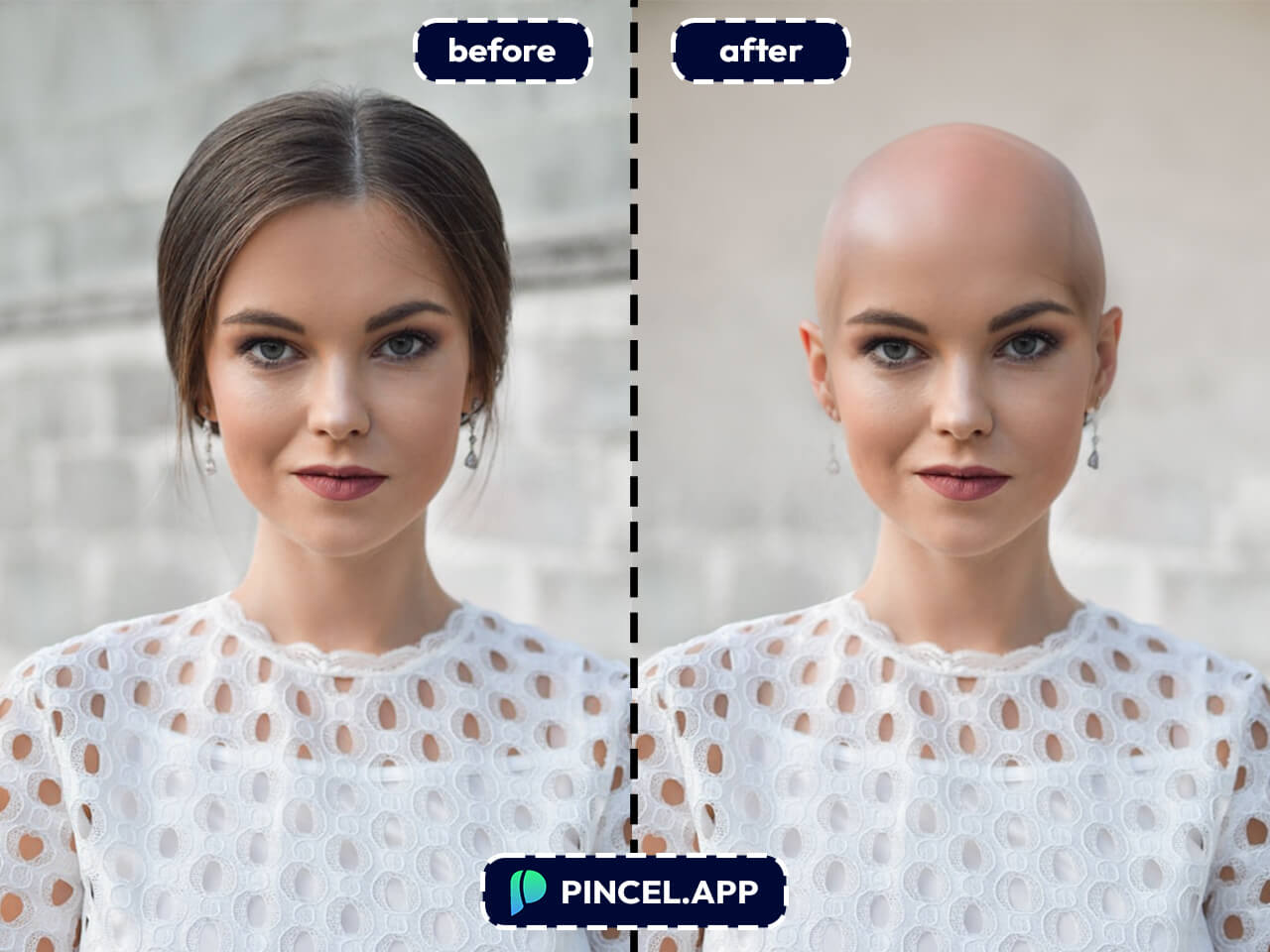 Best Bald Photo Maker Using AI Pincel