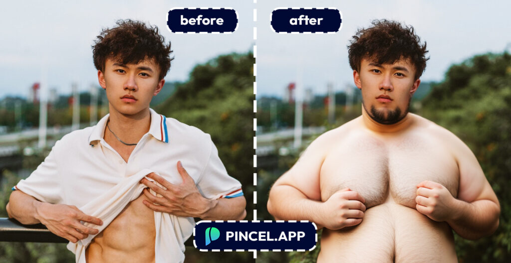 Changing Male Body Vector & Photo (Free Trial)