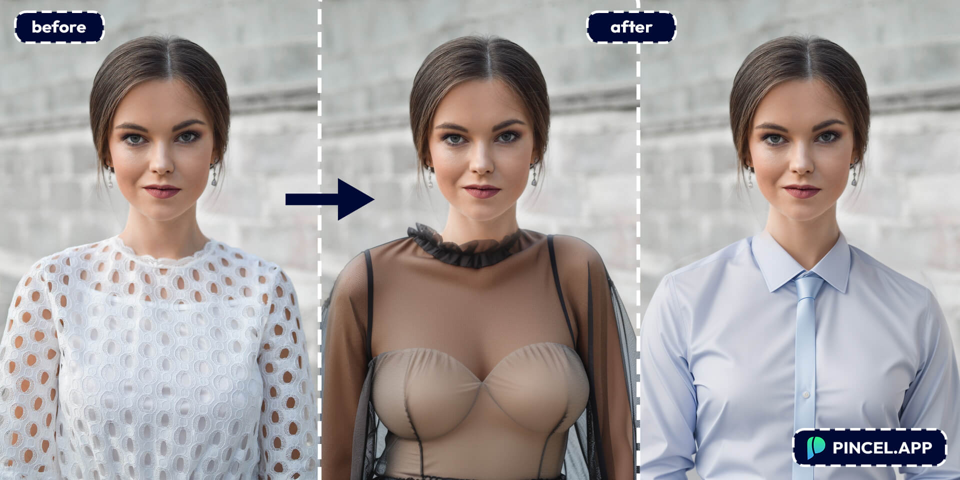 AI online outfit changer app