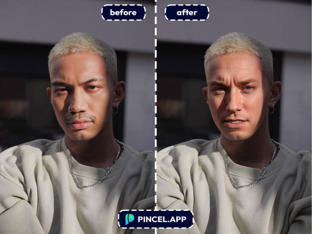 change faces on photo