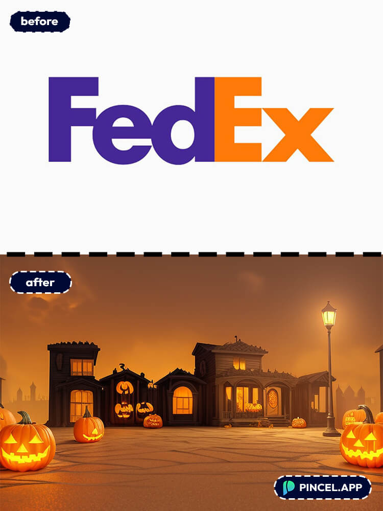 logo halloween effect maker for business