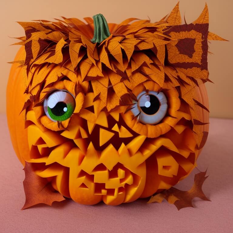 cute pumpkin halloween art maker jack o lantern