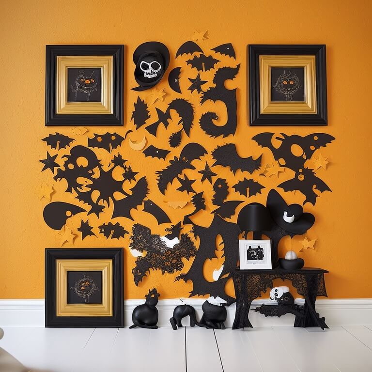 halloween decorations QR code art