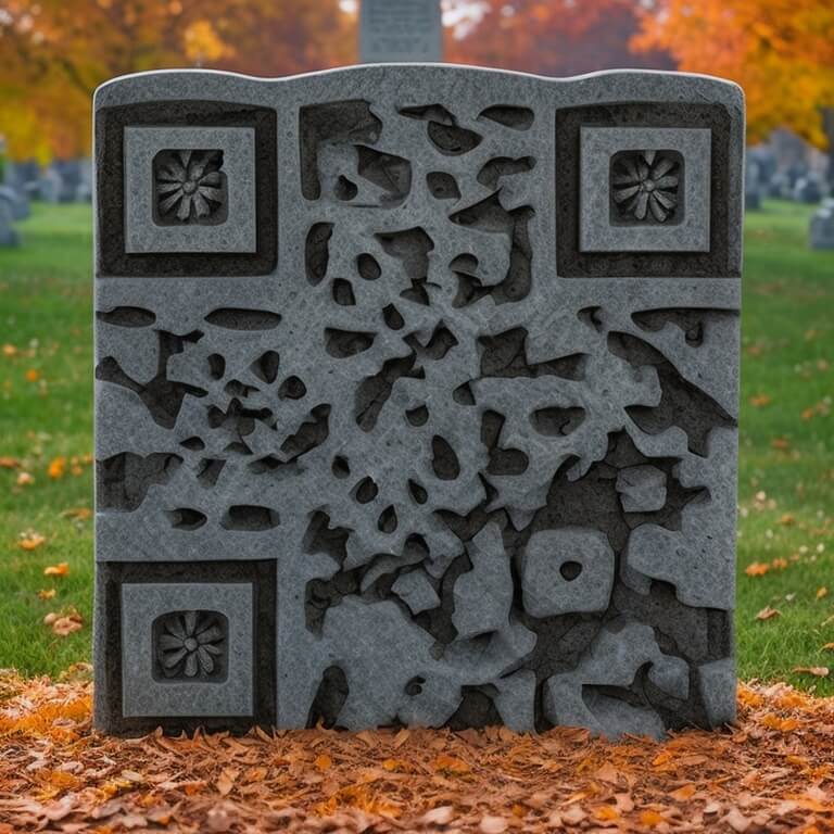 tombstone halloween AI art maker