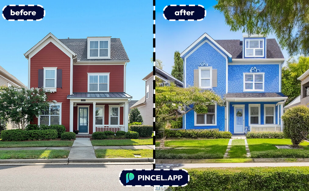 Easily Renovate a House Exterior on Photo Using AI