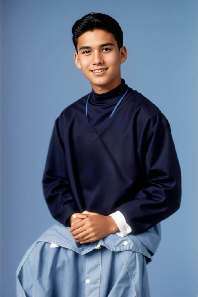 young latin boy yearbook photo