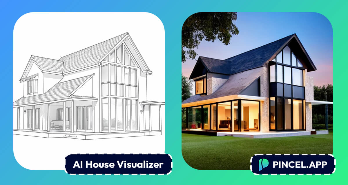 Turn a House Drawing into Real Photo With AI