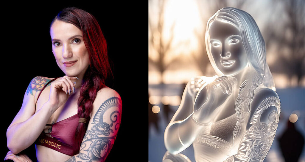 This AI Turns You into a Stunning Ice Sculpture