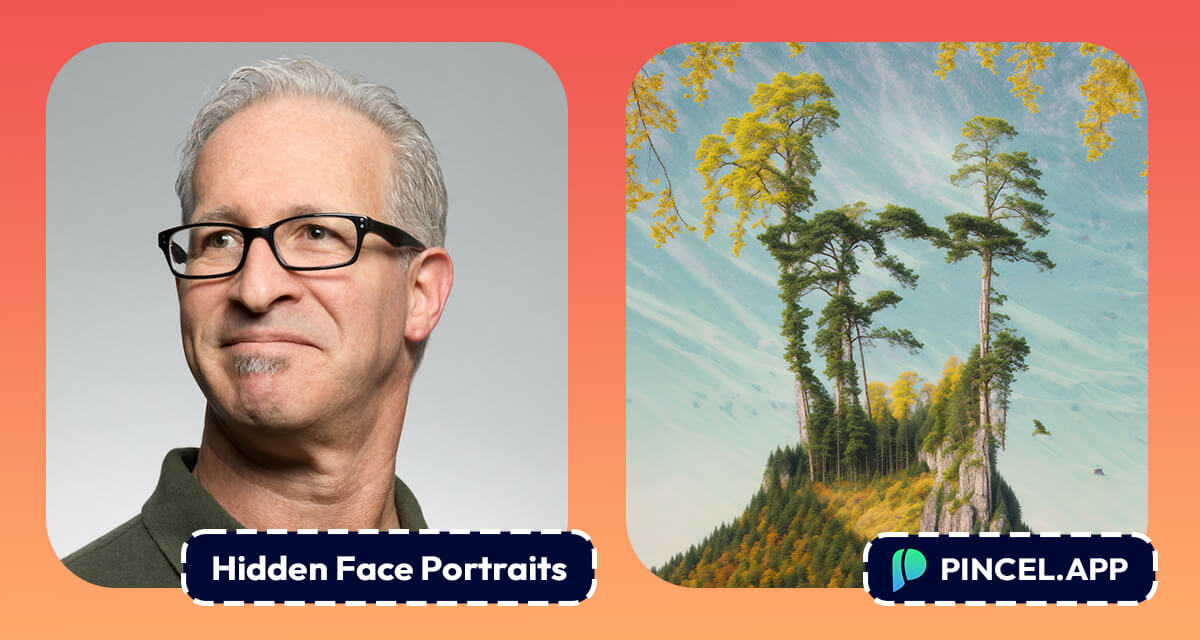 How to Make Hidden Face Illusion Portraits Using AI