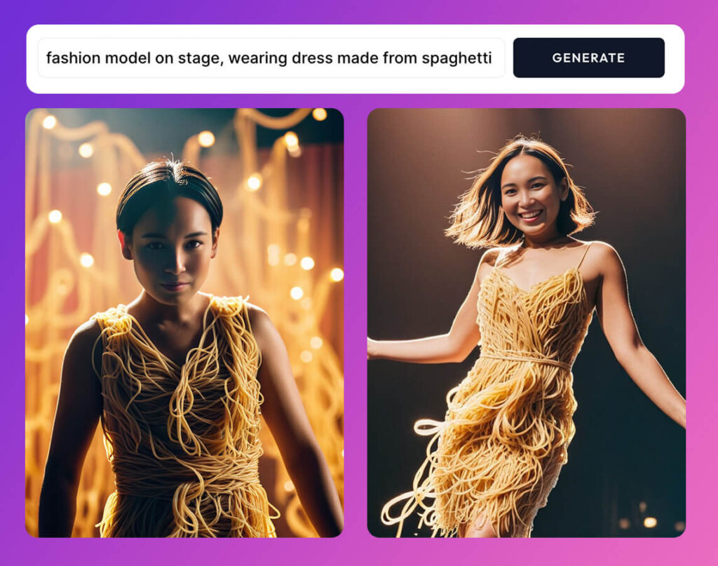 create fashion photos using AI