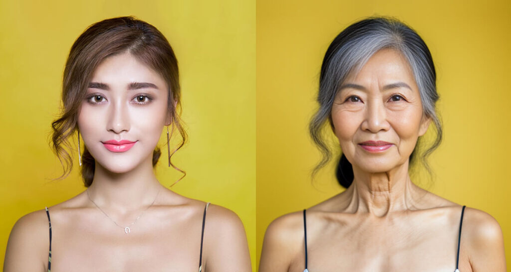 Make Yourself Old on  Photo Using AI
