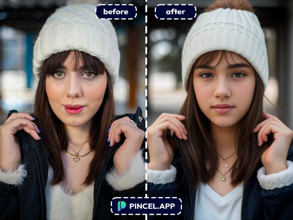 turn photo into teenager online