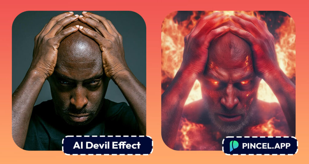 How to Make a Devil Photo Effect Using AI