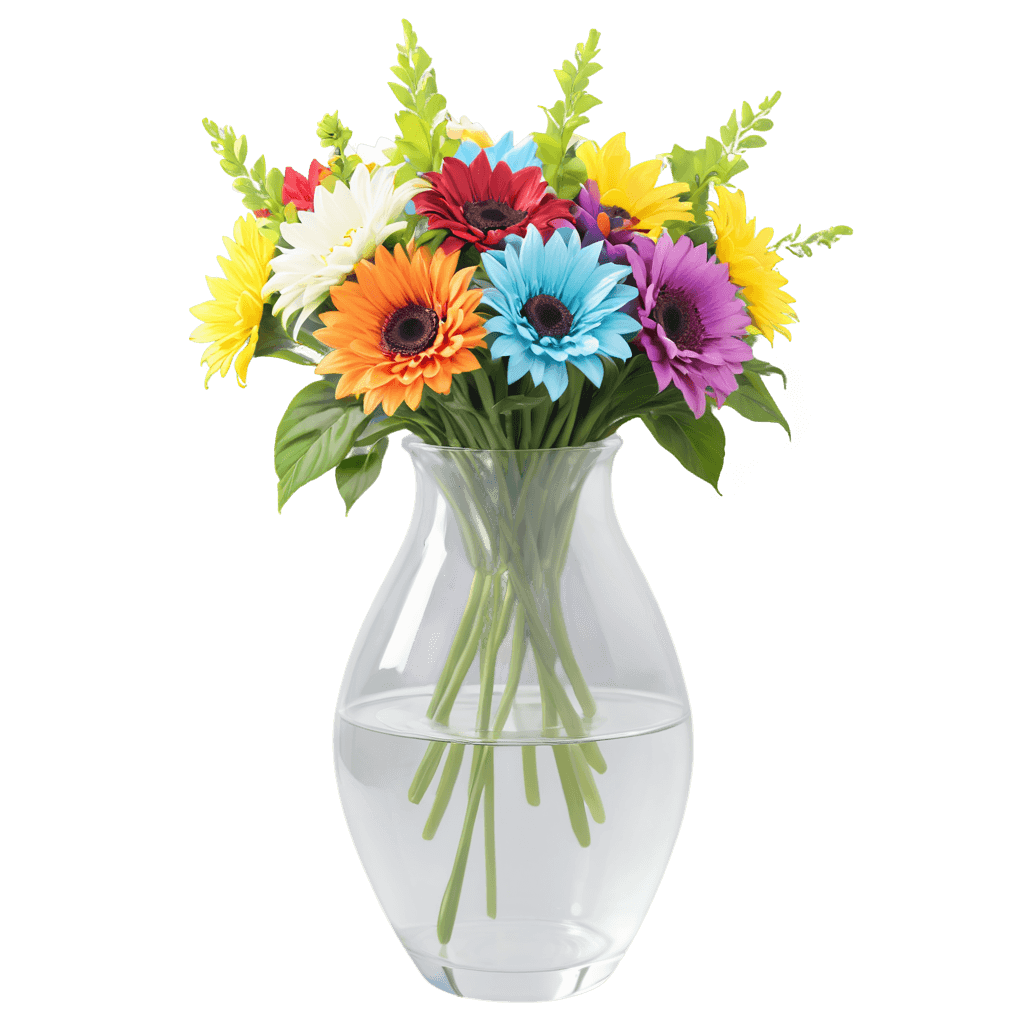 detailed flowers generated PNG with pincel AI