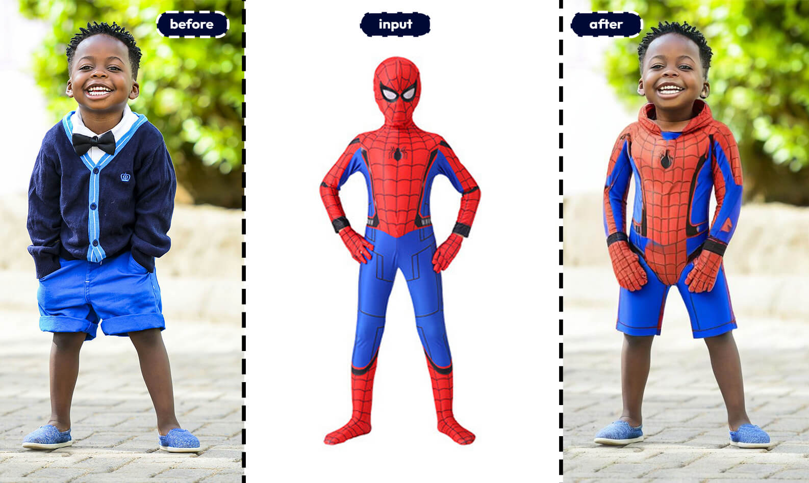 Try on Any Costume Virtually Using AI - Pincel