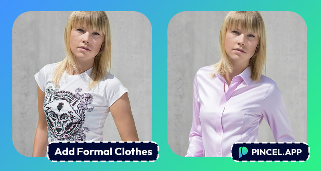 Add Formal Clothes to Photo Using AI