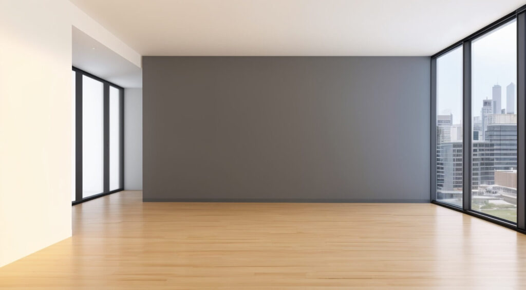empty office space blank wall