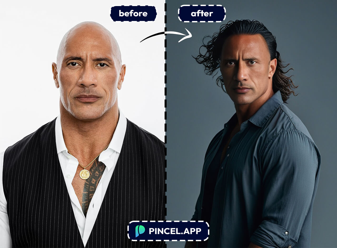 See Yourself with Wolf Cut Hairstyle Using AI - Pincel