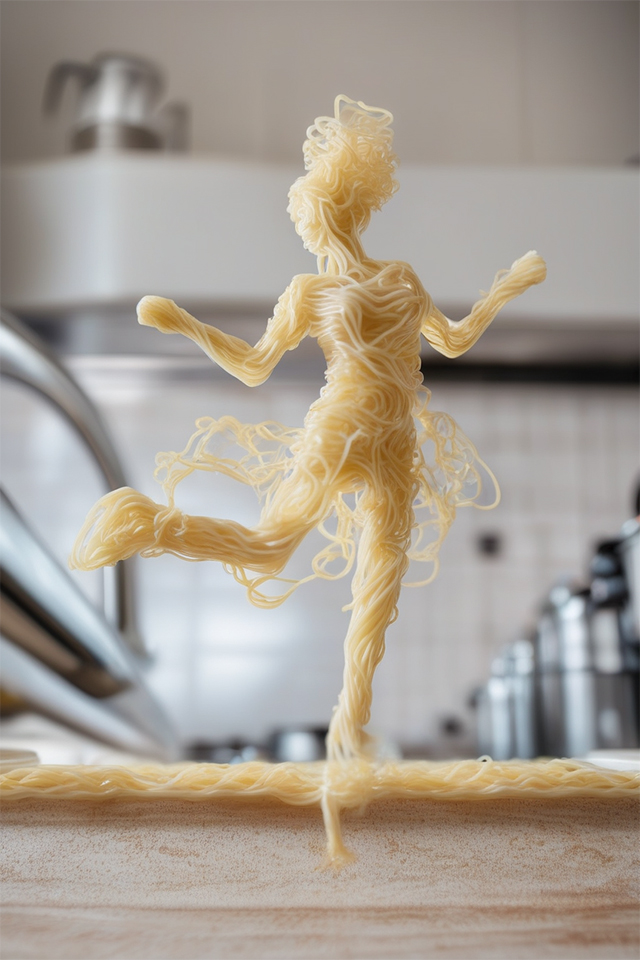 01-woman-spaghetti-food-art-maker