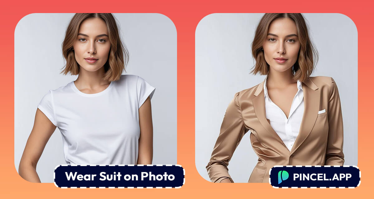 How to Add a Suit on Photo Online