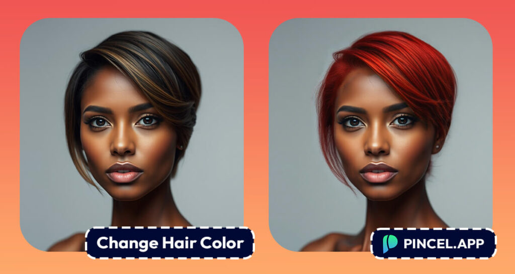 Change Your Hair Color Online Using AI