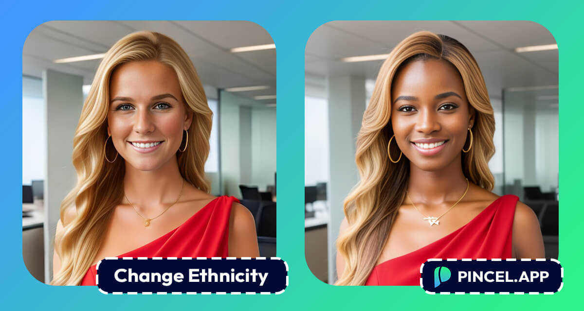 Change Ethnicity on Photo Using AI