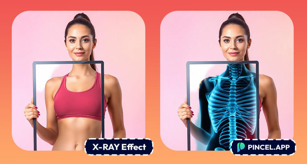 Create X-Ray Photo Effect Using AI