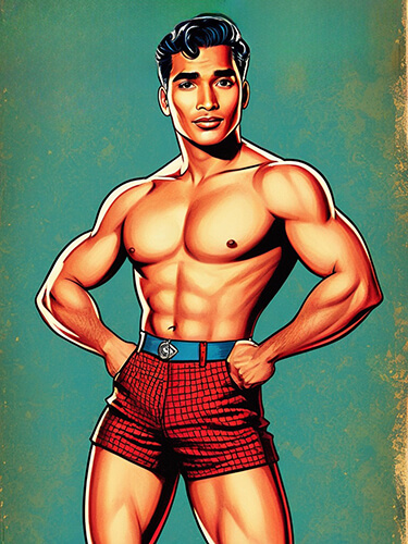 pin up man