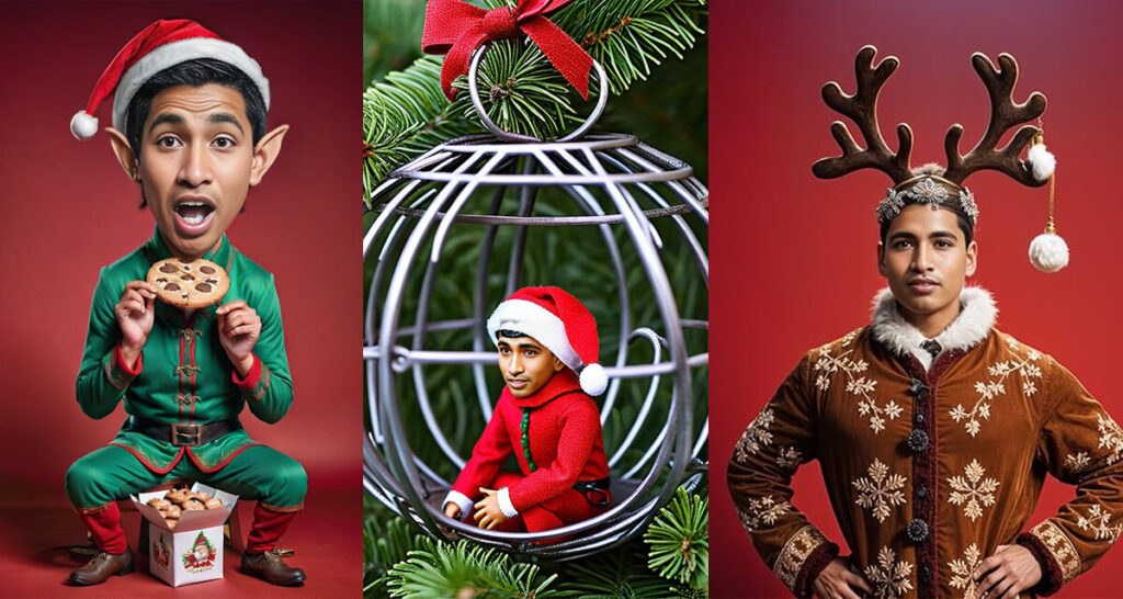 10 Best Ways to Use AI for Christmas Photos