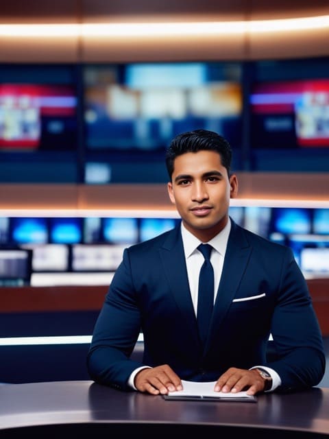 news anchor man