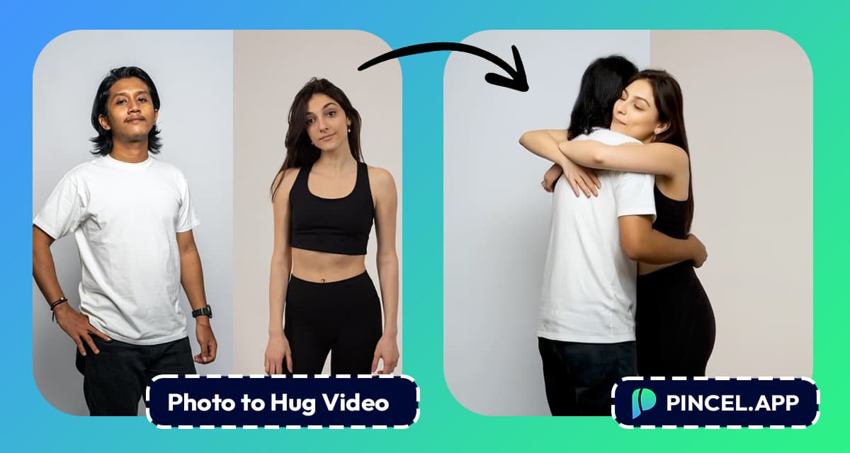 Make People Hug in Video Using AI