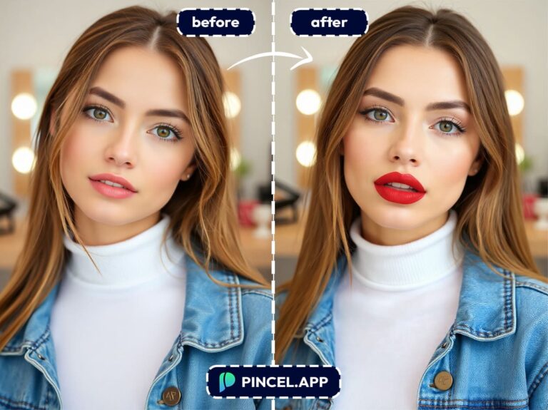 Lips App How to Make Lips Bigger in a Photo Using AI - Pincel