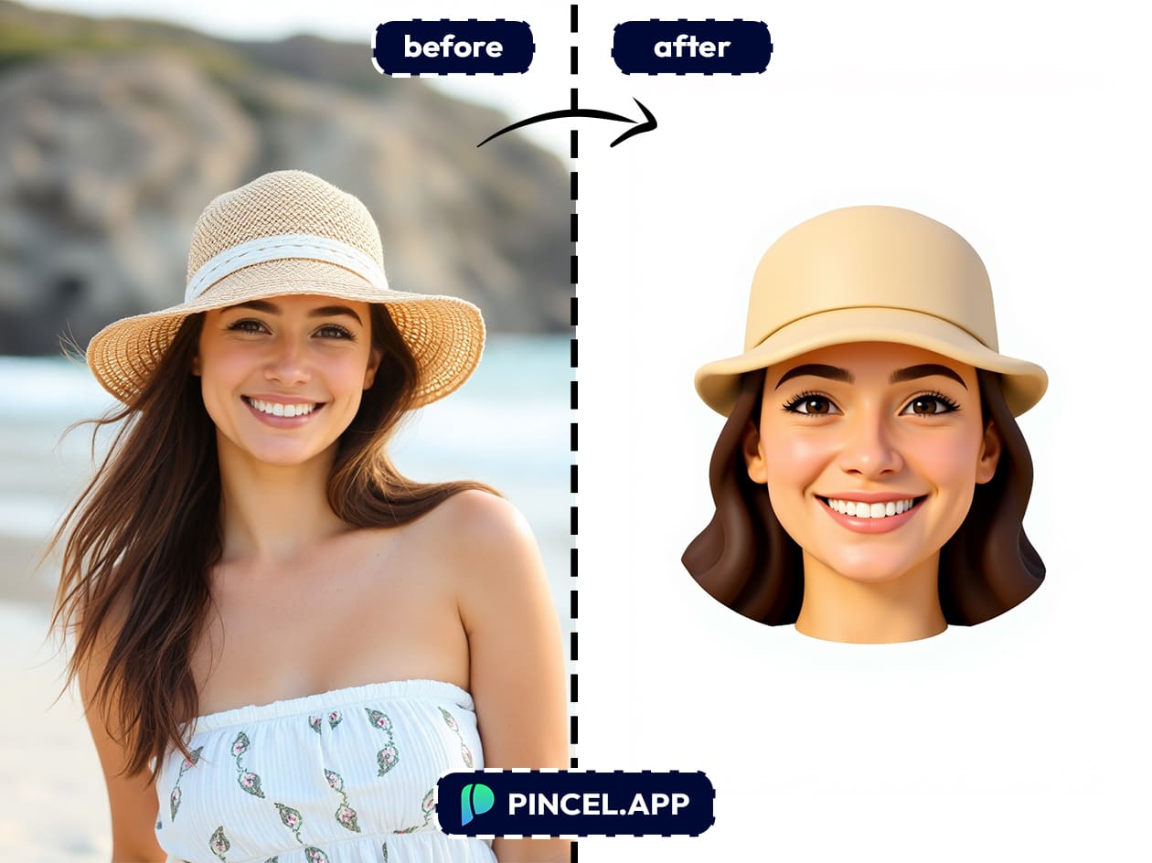 Make a 3D Memoji Avatar From Any Photo - Pincel