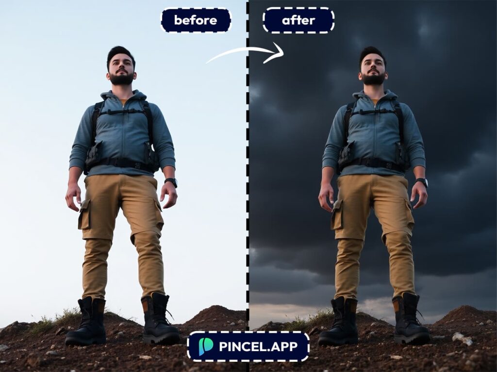 replace clouds photo sky