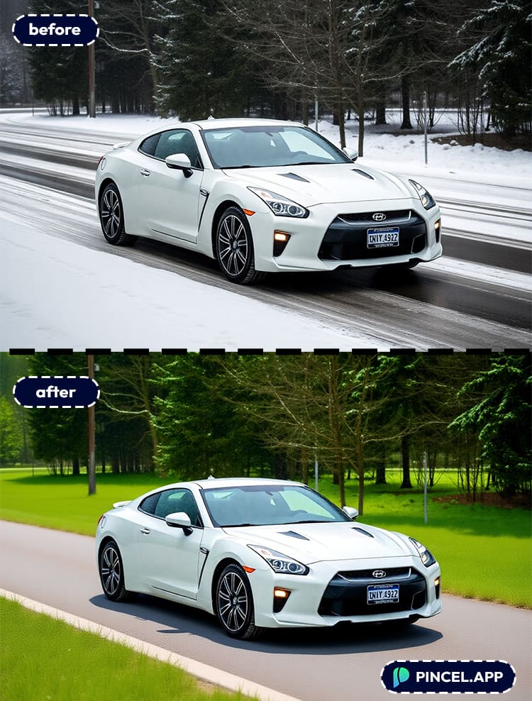 replace weather summer to winter