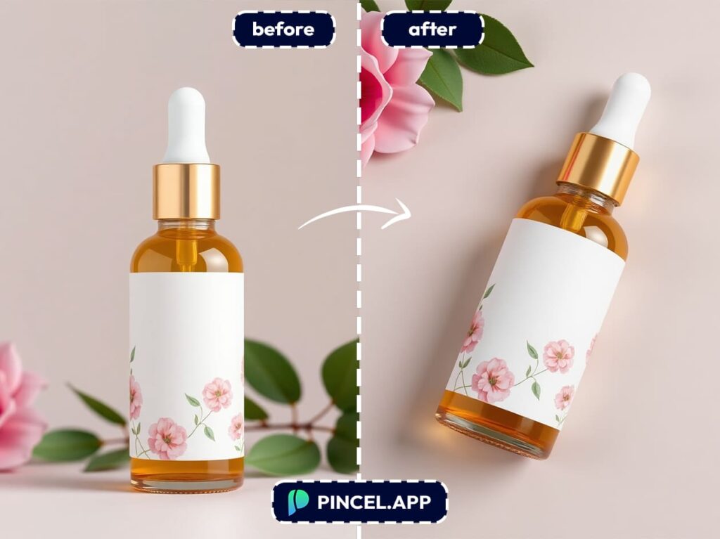 camera angle change image on photo