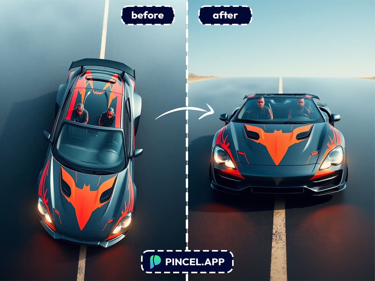 Change Camera Angle in a Photo Using AI - Pincel
