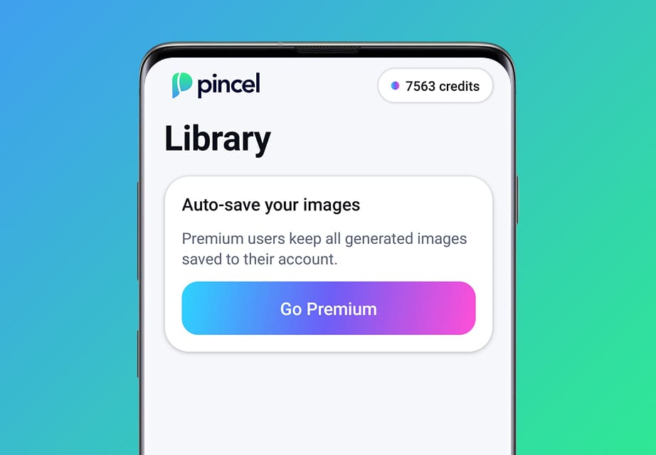 Pincel auto save images Android app