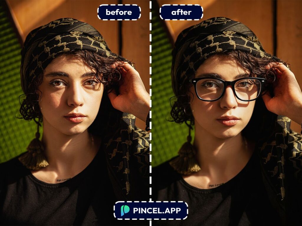 07_before-after-adding-eyeglasses-with-pincel-AI-girl-indoor
