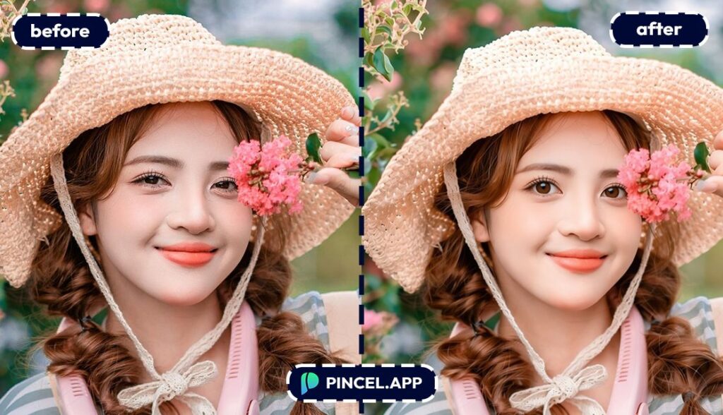 07_before-after-making-eyes-bigger-with-pincel-AI-woman-with-hat
