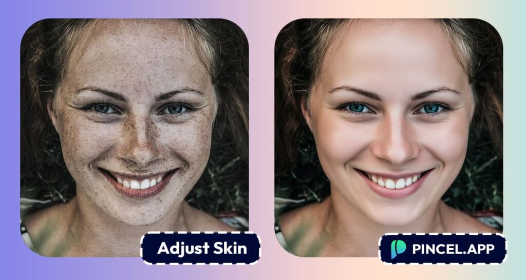 Adjust Skin Texture on Photo Using AI