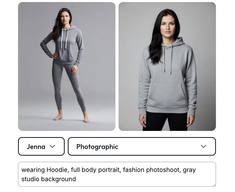 ai photo studio online example