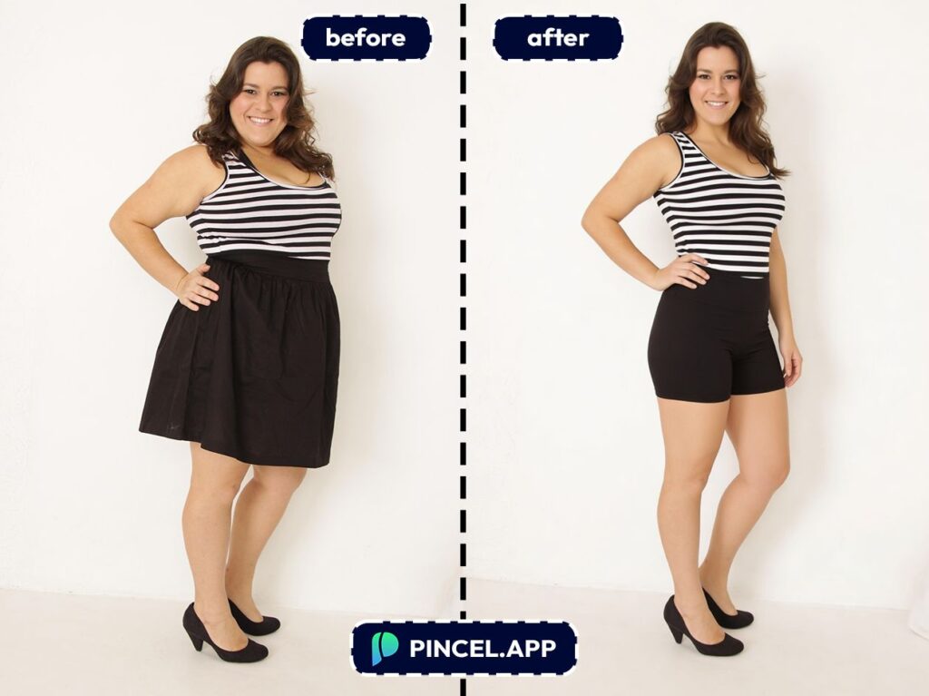 before-after-creating-fit-body-with-pincel-AI-smiling-woman
