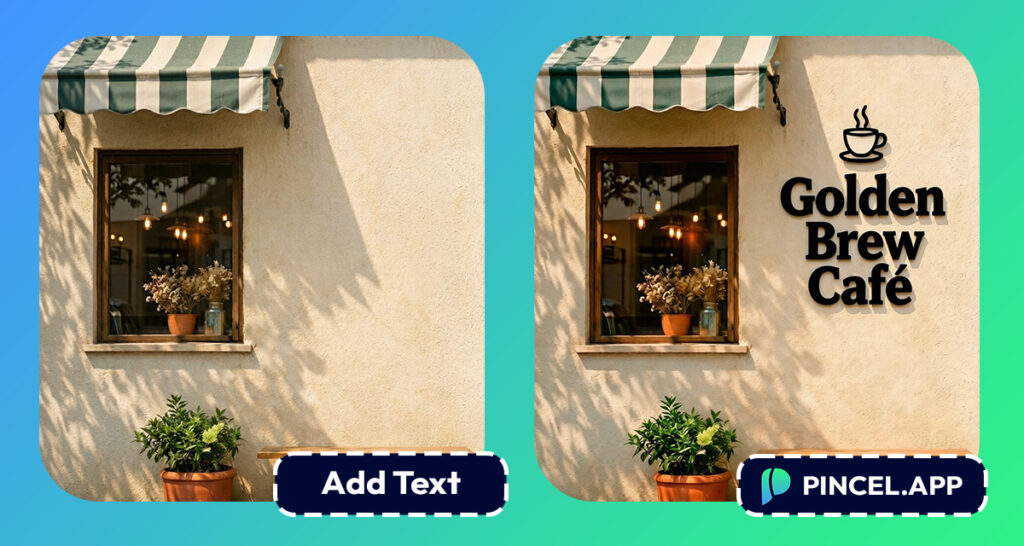 Add Text to a Photo Using AI