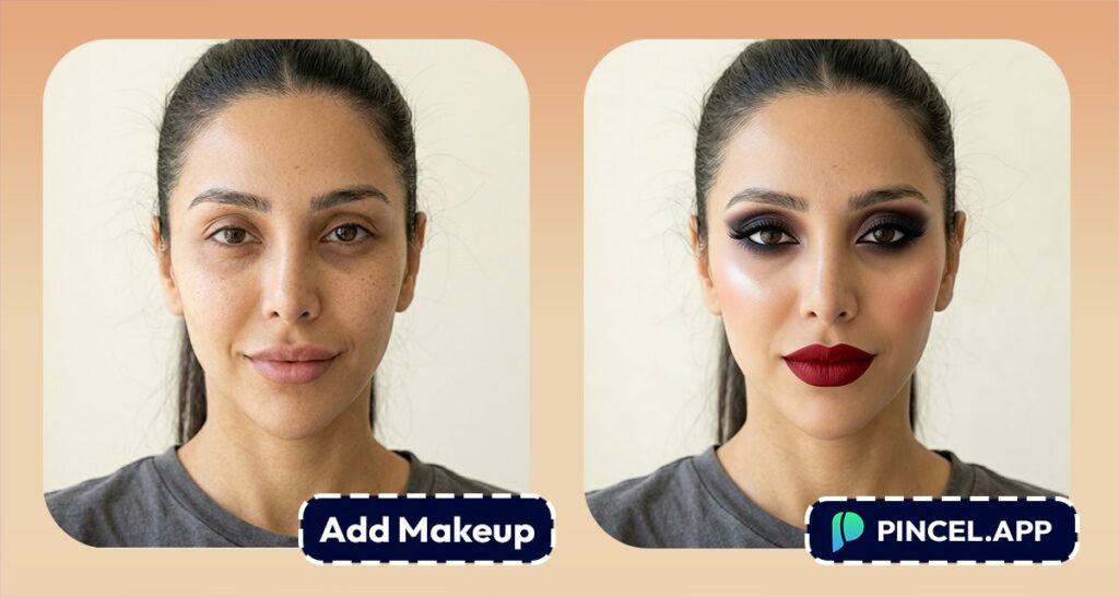 Add or Remove Makeup on Photo Using AI