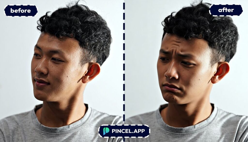 facial-expression-change-with-AI-asian-teen-frowning